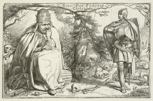 Illustratie voor De Pelgrimsreis van John Bunyan door Henry Courtney Selous